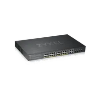Zyxel GS1920-24HPV2 Géré Gigabit Ethernet (10/100/1000) Connexion Ethernet, supportant l'alimentation via ce port (PoE) Noir