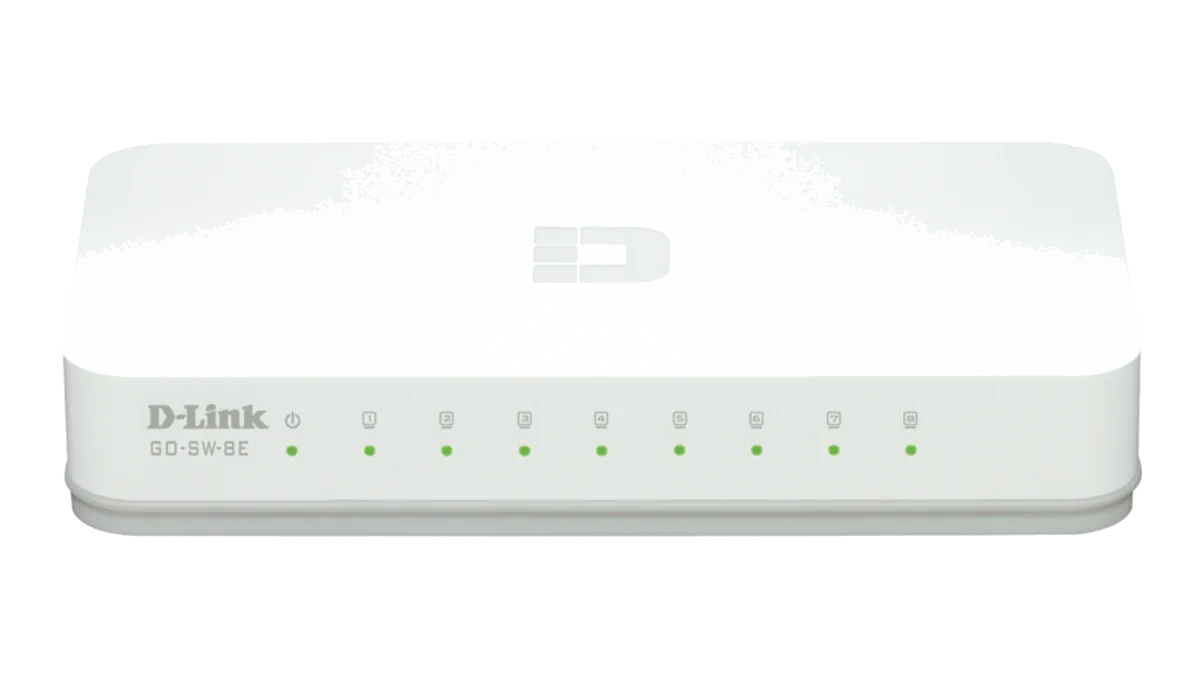 D-Link GO-SW-8E/E commutateur réseau Non-géré Fast Ethernet (10/100) Blanc