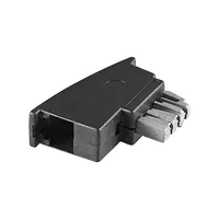 Prise Gigogne RJ11 Goobay (Noir) - 2