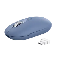 Trust Seron Slim Multi souris Bureau Ambidextre RF sans fil + Bluetooth Optique 3200 DPI - 3