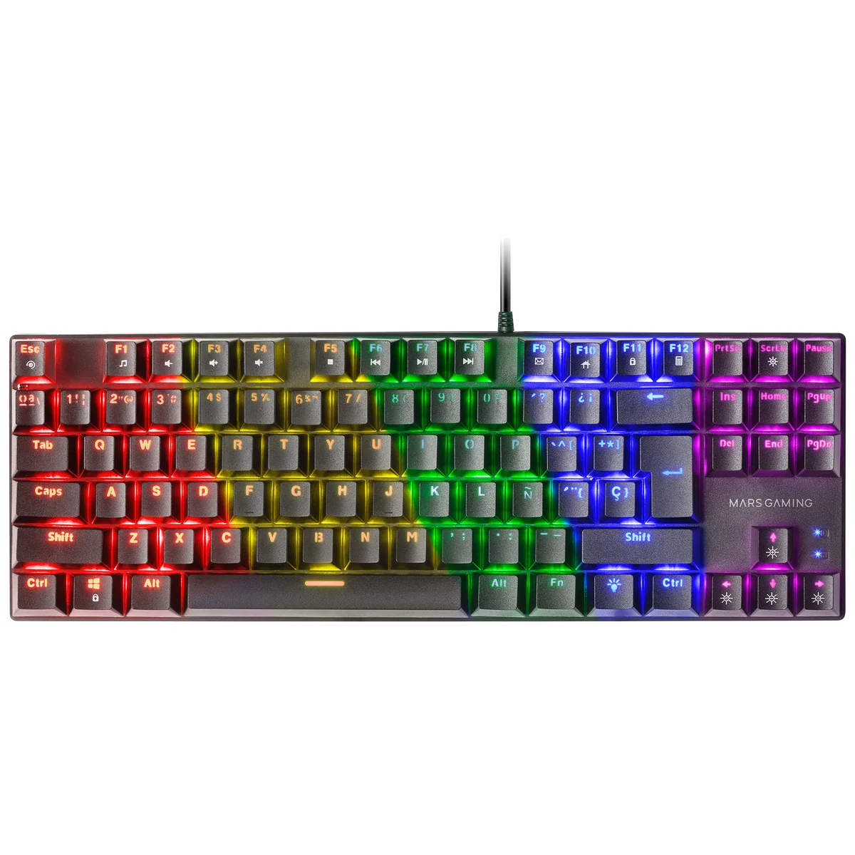 Mars Gaming MK80 clavier USB AZERTY Français Noir
