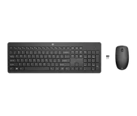 HP 230 WL MOUSE+KB COMBO FR clavier Souris incluse Bureau RF sans fil Noir