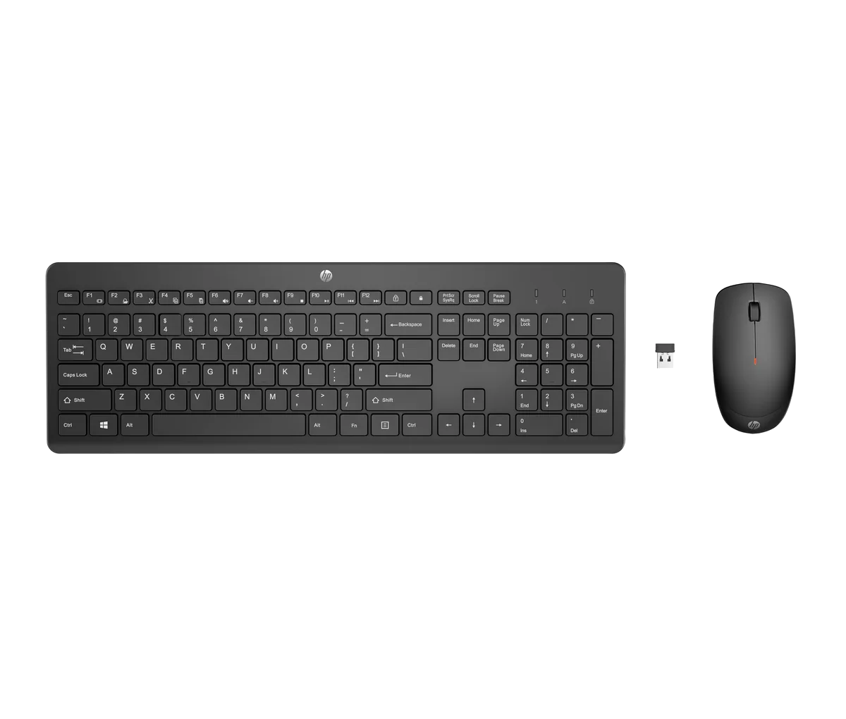 HP 230 WL MOUSE+KB COMBO FR clavier Souris incluse Bureau RF sans fil Noir