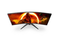 AOC G2 CU34G2XE/BK écran plat de PC 86,4 cm (34") 3440 x 1440 pixels Wide Quad HD LCD Noir, Rouge - 3