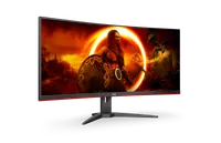 AOC G2 CU34G2XE/BK écran plat de PC 86,4 cm (34") 3440 x 1440 pixels Wide Quad HD LCD Noir, Rouge - 4
