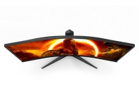 AOC G2 CU34G2XE/BK écran plat de PC 86,4 cm (34") 3440 x 1440 pixels Wide Quad HD LCD Noir, Rouge - 6