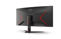 AOC G2 CU34G2XE/BK écran plat de PC 86,4 cm (34") 3440 x 1440 pixels Wide Quad HD LCD Noir, Rouge - 8