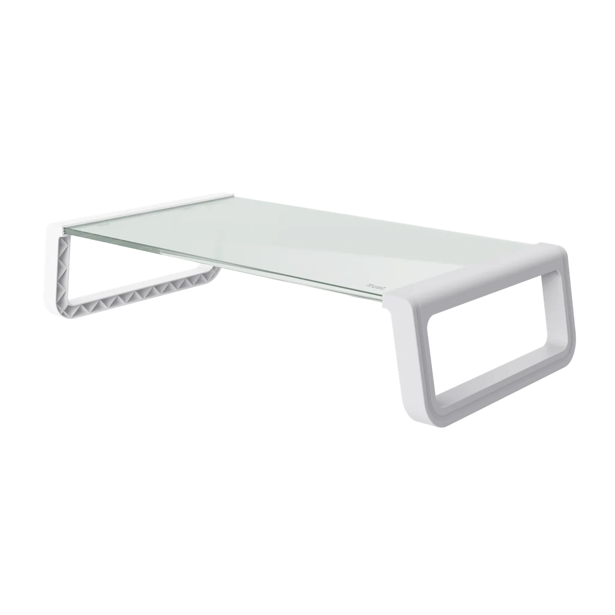 Trust 25351 support d'écran plat pour bureau Transparent, Blanc