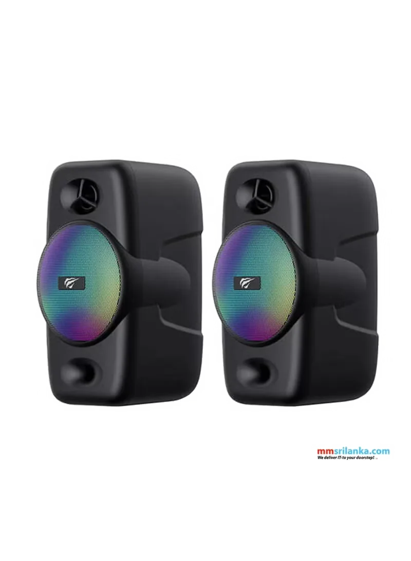 Enceintes Bluetooth Havit SK213 RGB (Noir)