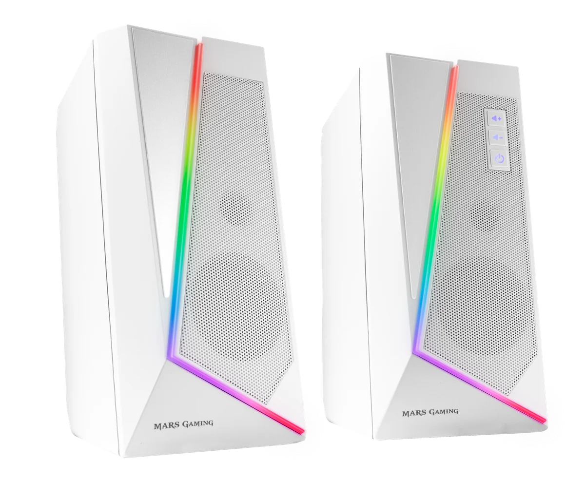 Mars Gaming MS7W haut-parleur Blanc Avec fil &sans fil 20 W