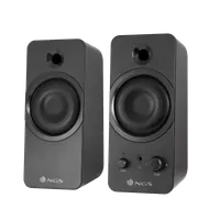 NGS Haut-parleurs gaming superbass stereo, puissance 20w, Noir, 1.09kg