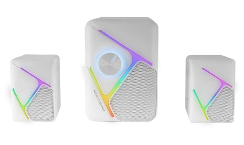 Mars Gaming MS-H21 Blanc Avec fil 35 W