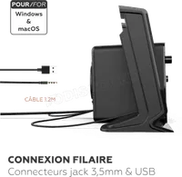 Enceintes 2.1 Mobility Lab ML314006 (Noir)