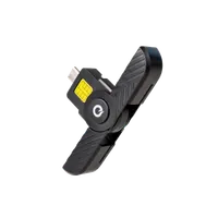 TooQ TQR-3011B lecteur de cartes à puce USB Type-C Noir