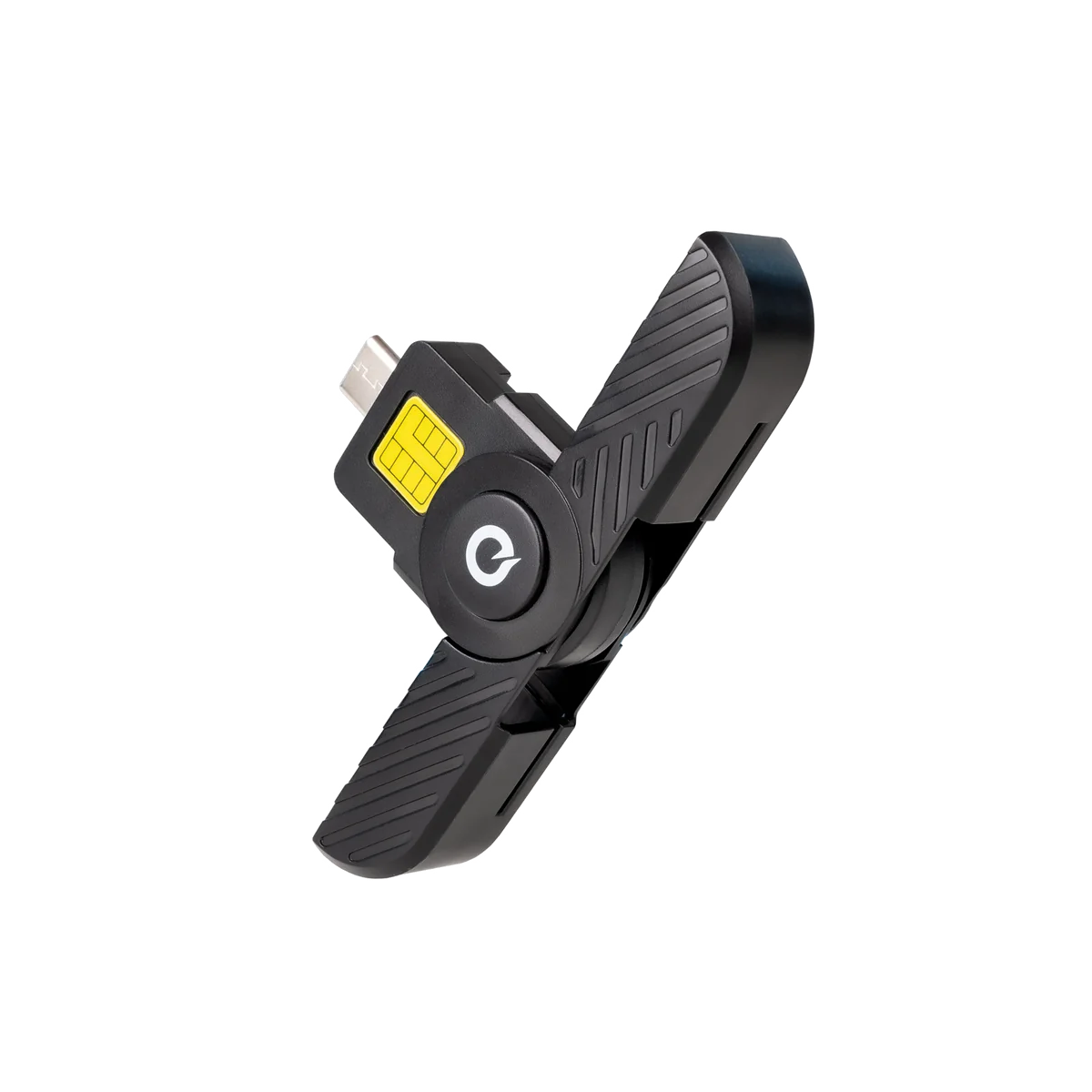 TooQ TQR-3011B lecteur de cartes à puce USB Type-C Noir