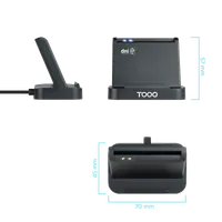 TooQ TQR-220B lecteur de cartes à puce Intérieure USB USB 2.0 Noir - 3