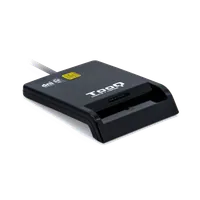 TooQ TQR-211B lecteur de cartes à puce Intérieure USB USB 2.0 Noir