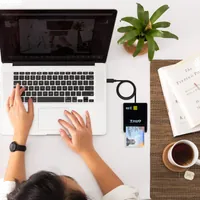 TooQ TQR-211B lecteur de cartes à puce Intérieure USB USB 2.0 Noir - 5