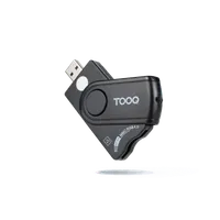TooQ TQR-3012B lecteur de cartes à puce USB 2.0 Noir