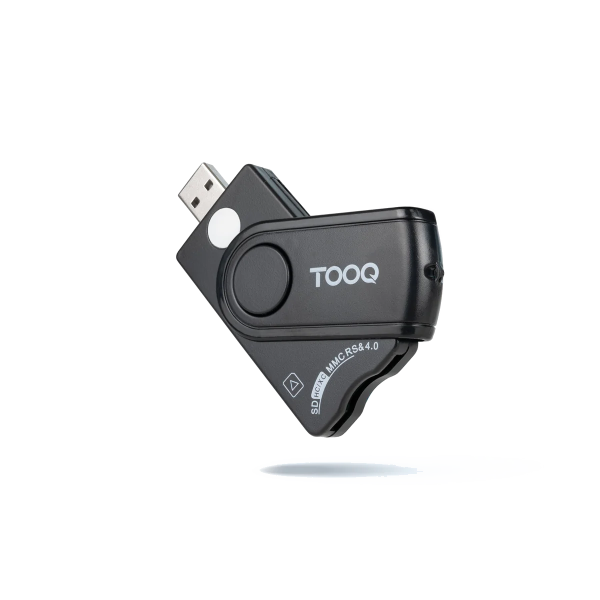 TooQ TQR-3012B lecteur de cartes à puce USB 2.0 Noir