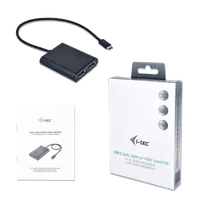 i-tec USB-C 3.1 Dual 4K DP Video Adapter - 4