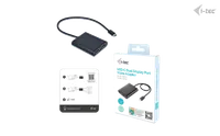 i-tec USB-C Dual 4K/60Hz (single 8K/30Hz) DP Video Adapter - 4