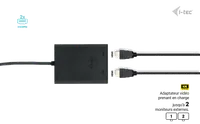 i-tec USB-C Dual 4K/60Hz (single 8K/30Hz) HDMI Video Adapter - 8