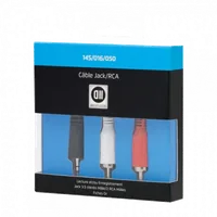 Adaptateur  D2 Diffusion Audio Jack 3"<sup>1/2</sup> vers 2 x RCA F 0.2m