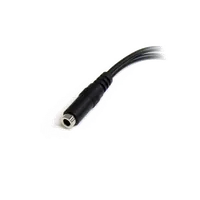 StarTech.com Câble pour séparateur de casque 4 broches de 3,5 mm vers 2 x 3 broches de 3,5 mm - F/M - 2