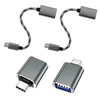 Adaptateur Vention USB-C 3.1 mâle vers USB 3.1 femelle (Bleu)