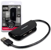 Axagon HUE-X4B hub & concentrateur USB 2.0 480 Mbit/s Noir - 5