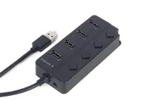 Hub USB 2.0 Gembird - 4 ports (Noir)