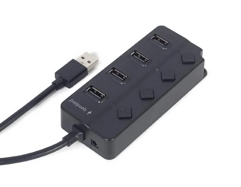 Hub USB 2.0 Gembird - 10 ports (Noir)