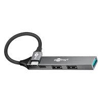 Hub USB 3.2 Goobay Slim - 4 ports (Gris) - 1