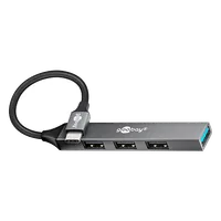 Hub USB 3.2 Goobay Slim - 4 ports (Gris) - 3