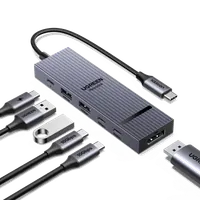 Hub USB 3.0 Havit H95 - 6 ports + SD + Jack (Noir) - 3