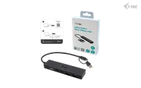 i-tec Metal C31HUBMETAL2A2C hub & concentrateur USB 3.2 Gen 1 (3.1 Gen 1) Type-C 10000 Mbit/s Noir - 10