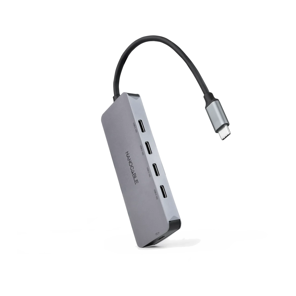 Nanocable 10.16.4505 hub & concentrateur USB 3.2 Gen 1 (3.1 Gen 1) Type-C 5000 Mbit/s Gris