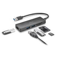 NGS IHUB READER USB 3.2 Gen 1 (3.1 Gen 1) Type-A 5000 Mbit/s Noir - 3