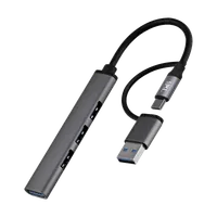 Hub USB 3.0 T'nB - 3x USB-A + 1x USB-C