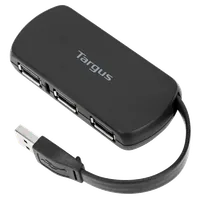 Targus ACH114EU hub & concentrateur USB 2.0 480 Mbit/s Noir - 2