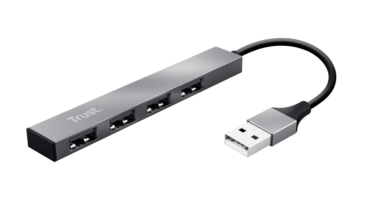 Trust Halyx USB 2.0 480 Mbit/s Aluminium