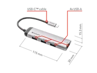 Verbatim Hub Multiports USB-C 4 ports USB 3.2 Gen 1 - 5