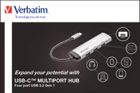 Verbatim Hub Multiports USB-C 4 ports USB 3.2 Gen 1 - 6