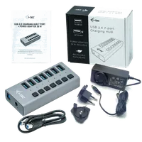 i-tec USB 3.0 Charging HUB 7port + Power Adapter 36 W - 4
