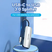 Hub USB 3.0 Vention - 4 ports 0.15m (Noir) - 3