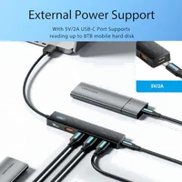 Hub USB 3.0 Vention - 4 ports 0.5m (Noir) - 2