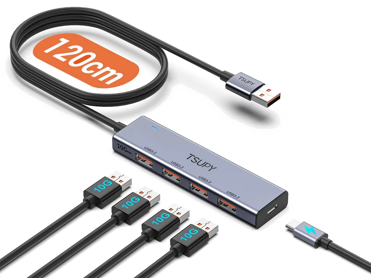 Hub USB 3.2 Vention - 4 ports (Noir)