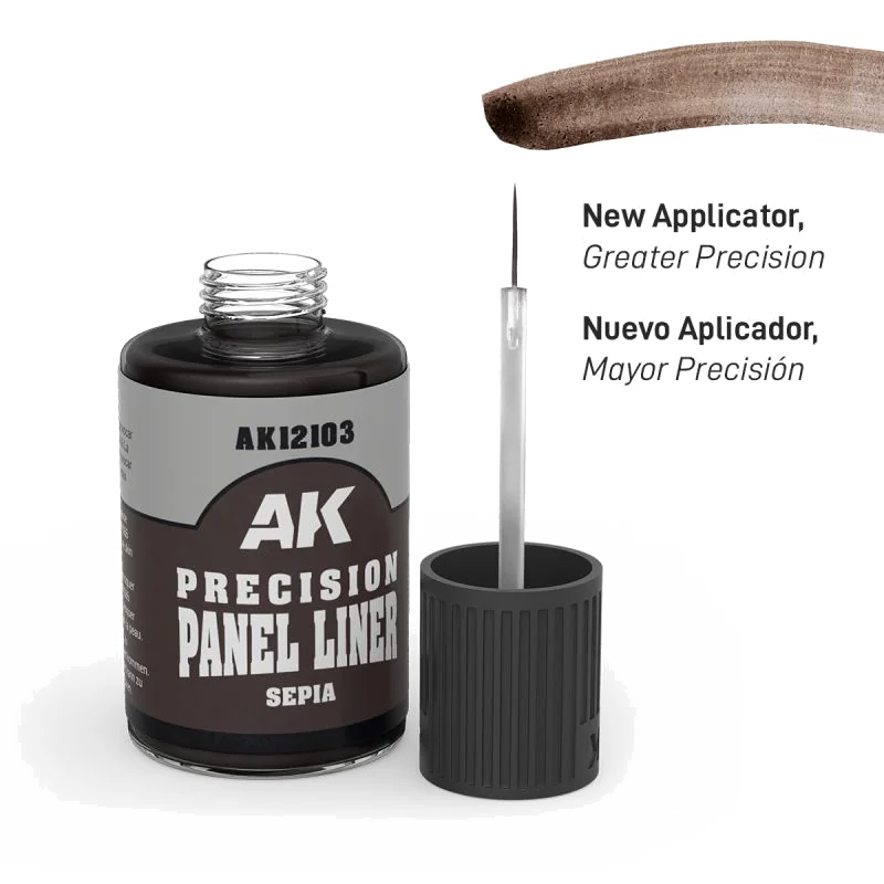 Ak Interactive Paneliner Enamel - Sepia (30 ml)