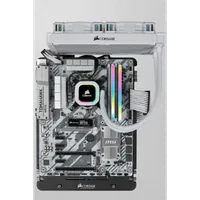 CORSAIR VENGEANCE RGB PRO D4 3600 32G (2x16G) CMH32GX4M2D3600C18W BLANC - 3